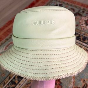 Jacquemus Pastel Green Bucket Hat